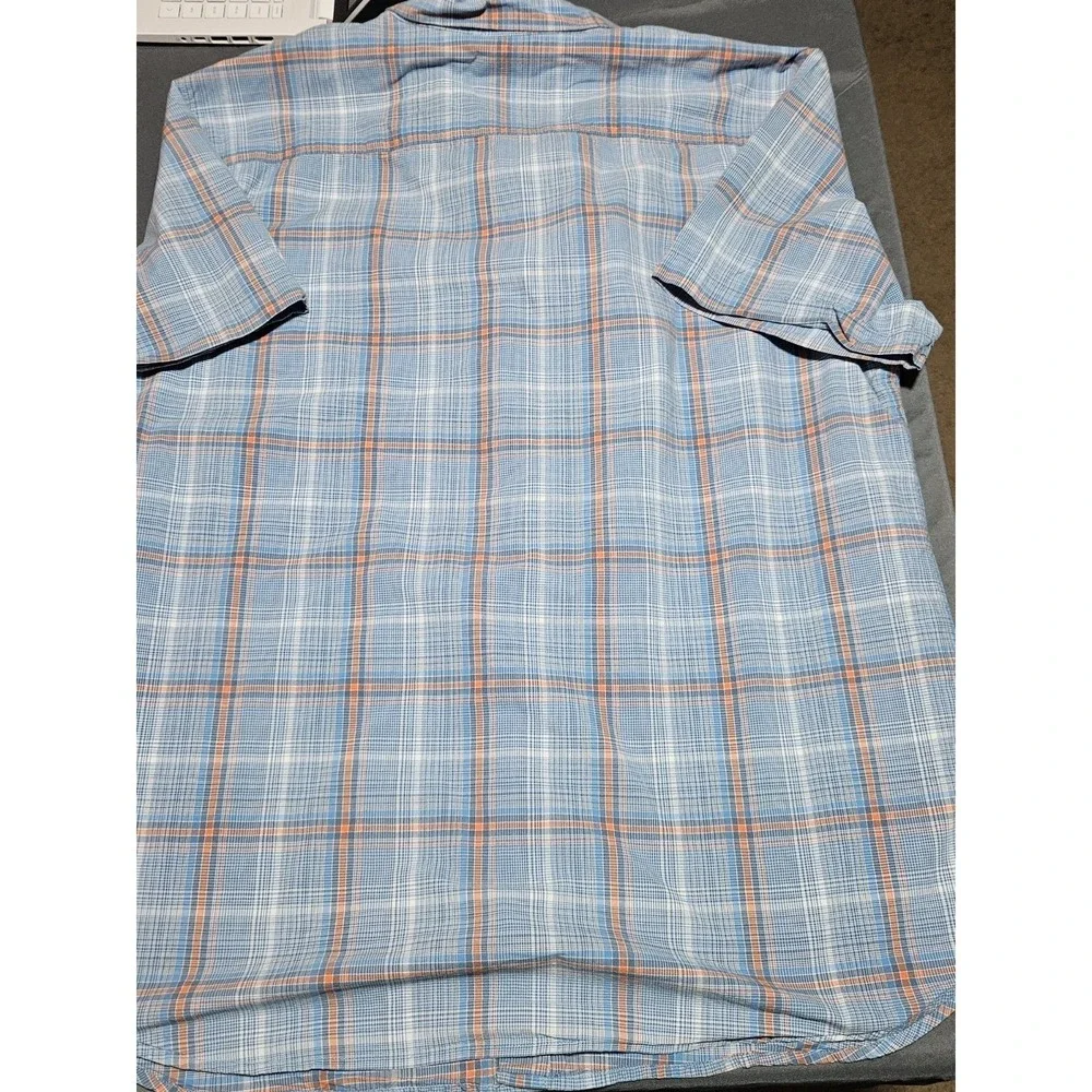 Columbia Mens L Short Sleeve Button Down Shirt - Picture 2 of 5